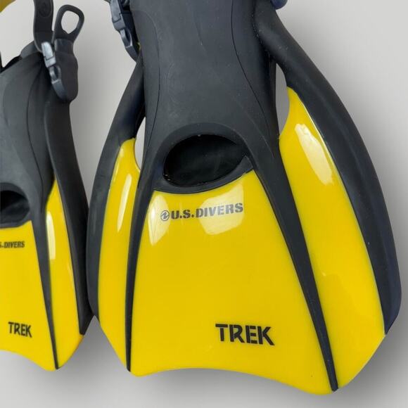 US Divers Trek Snorkling Diving Fins Compact Unisex Small Men 4-7 Women 6.5-8.5 - Picture 4 of 14